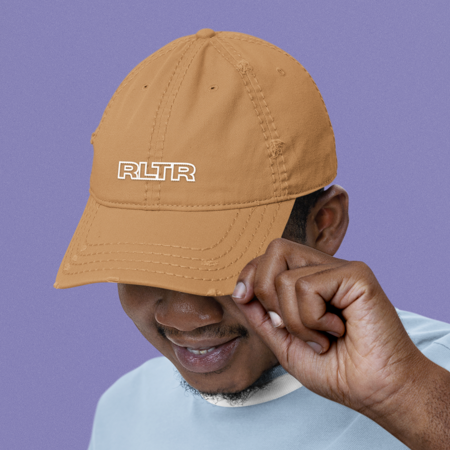 RLTR Logo - Tan Adult Cap